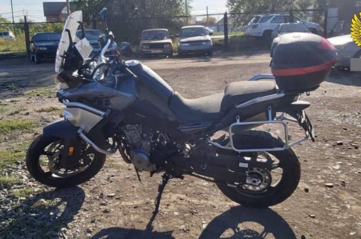    У омича забрали мотоцикл за пьяную езду по городу