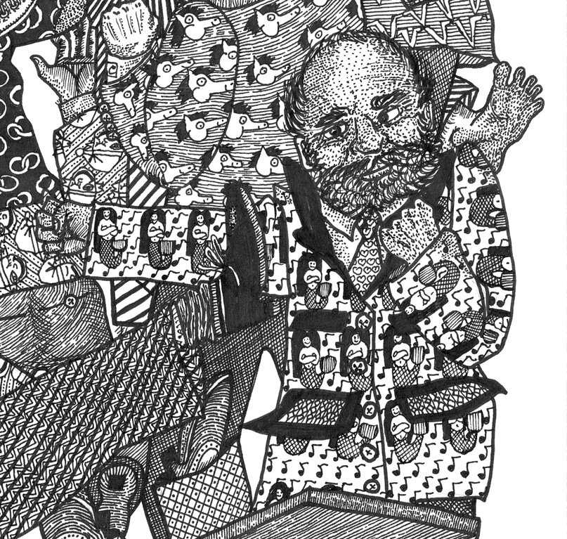 Антонин Дворжак. На пиджаке - Русалка, конечно