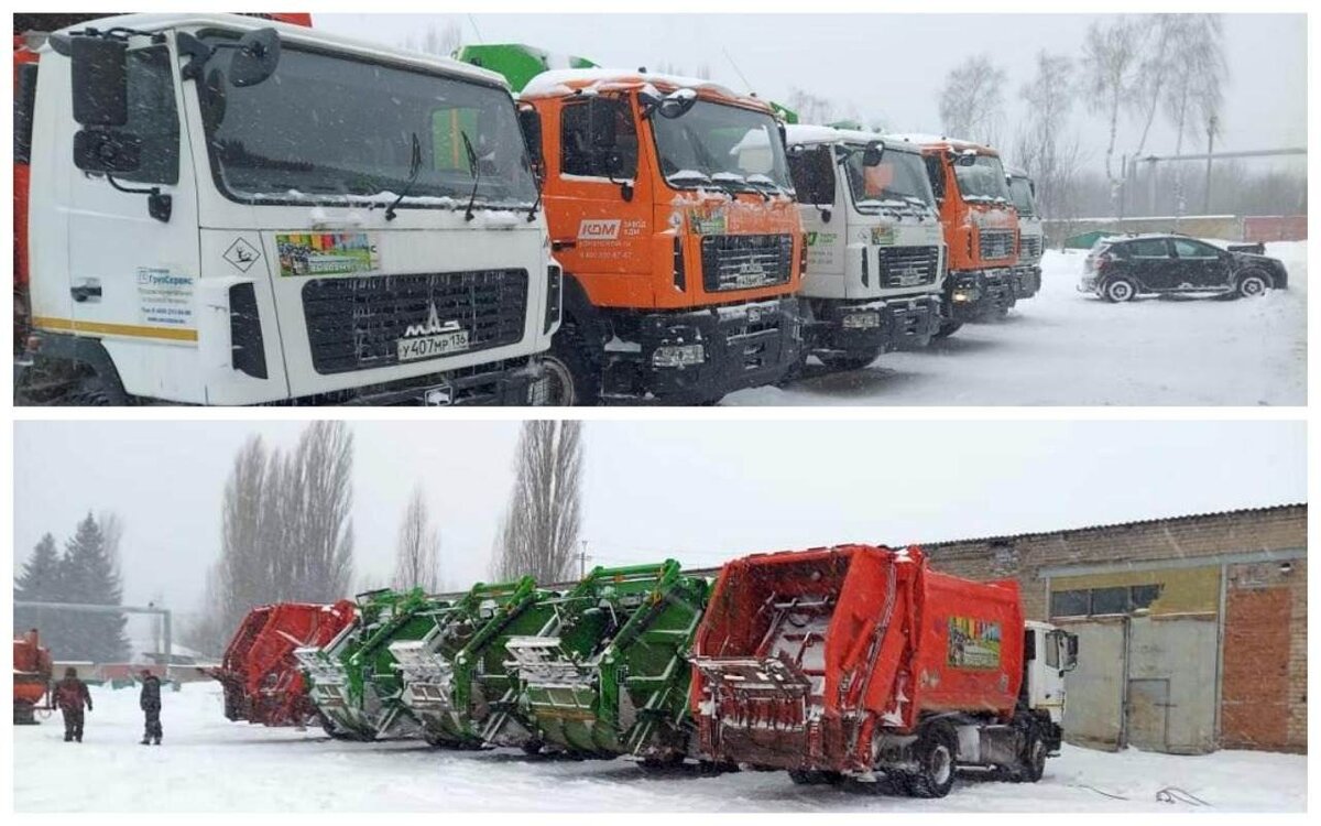 РОСТТЕХ закупили новые мусоровозы. Беларусь 30 декабря