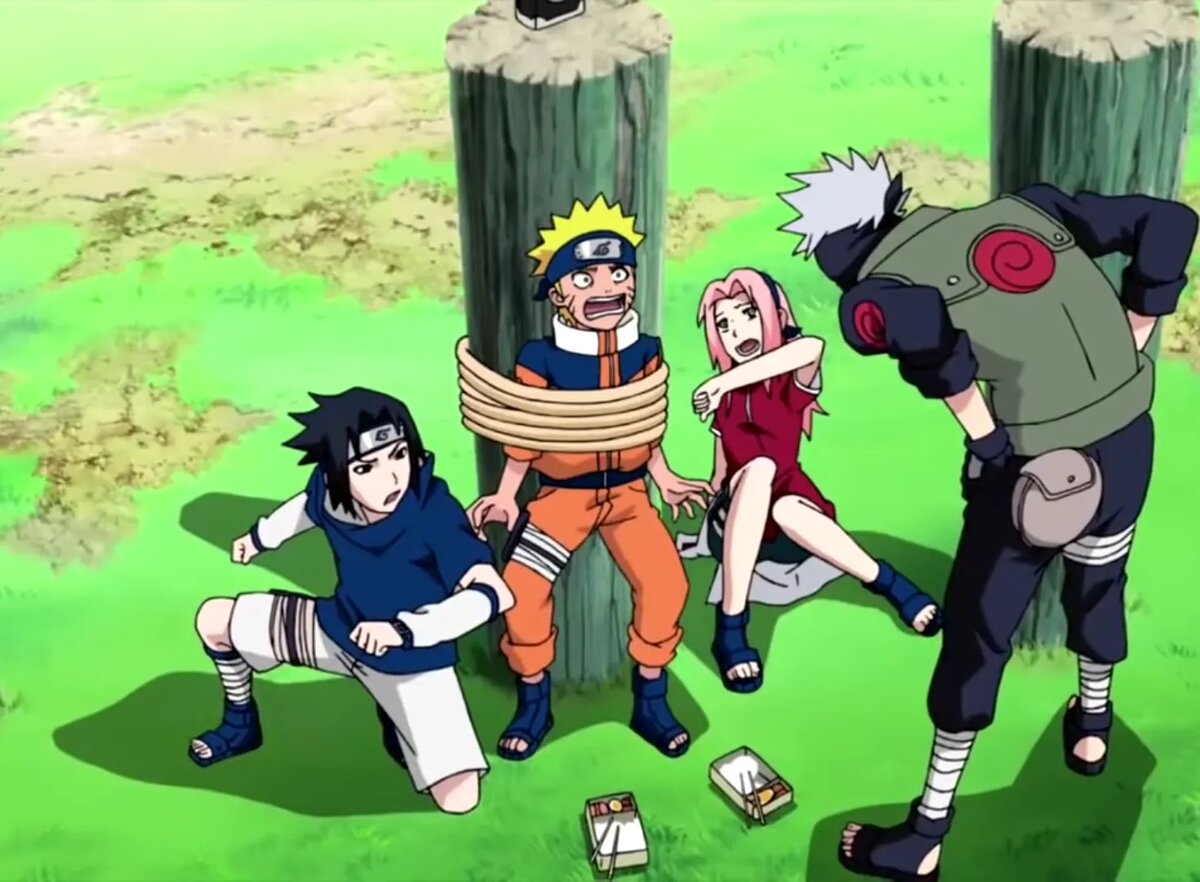 Кадр из аниме «Наруто»   📷