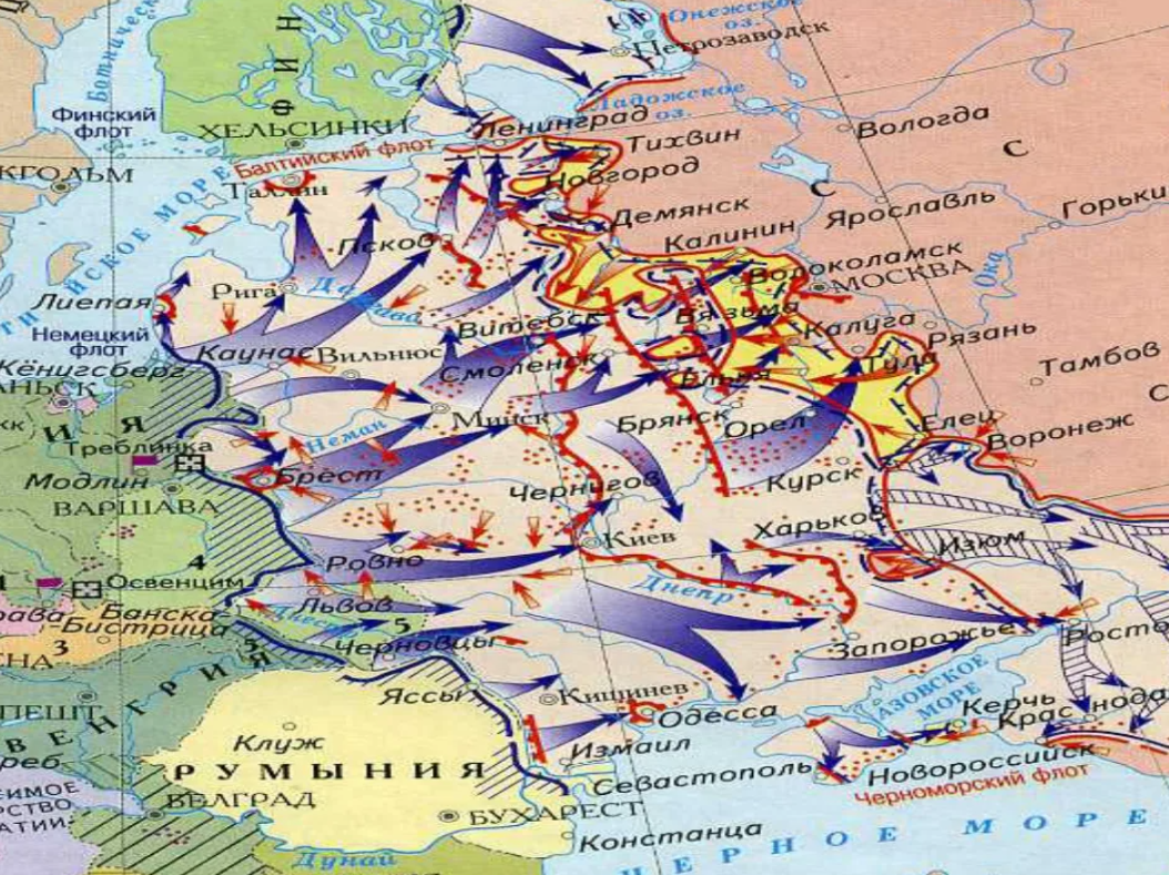 Какой город был захвачен первым. Карта захвата территории СССР фашистами. Карта оккупации России в 1941. Карта наступления немцев. Карта захвата немцами территории СССР.
