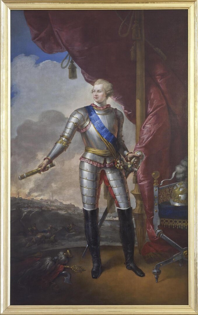 Портрет светлейшего князя Григория Александровича Потемкина Таврического. XVIII век. Неизвестный художник