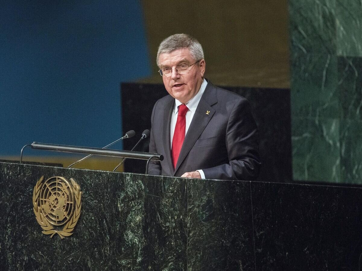    Президент Международного олимпийского комитета Томас Бах© Фото : Сайт МОК