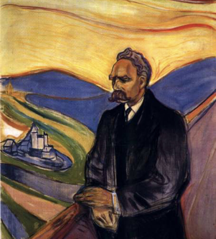 Портрет Ницше работы Эдварда Мунка, 1906