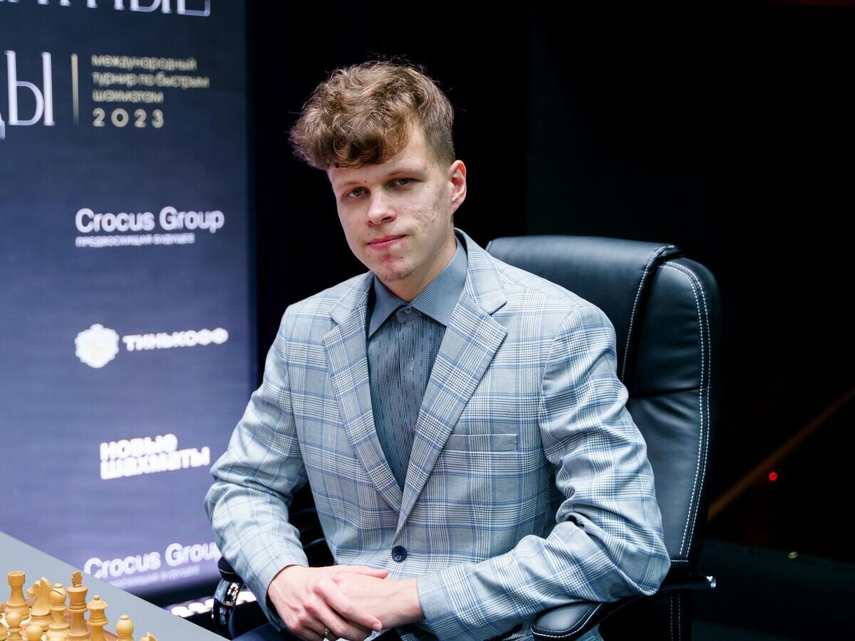    Шахматист Владислав Артемьев© Фото : Пресс-служба турнира "Шахматные звезды"