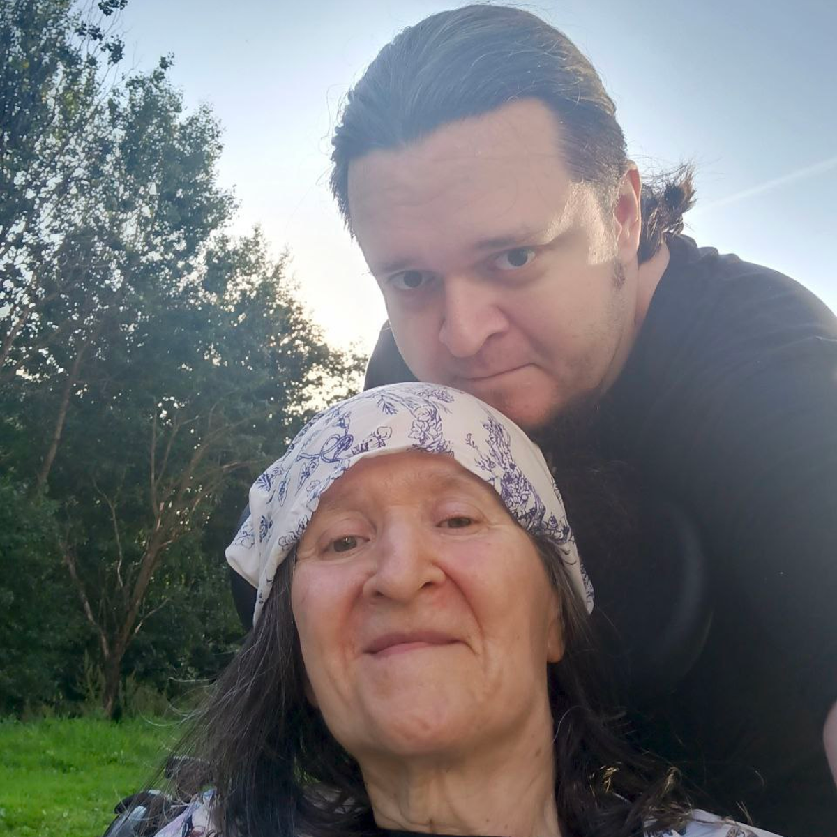 Михаил с мамой