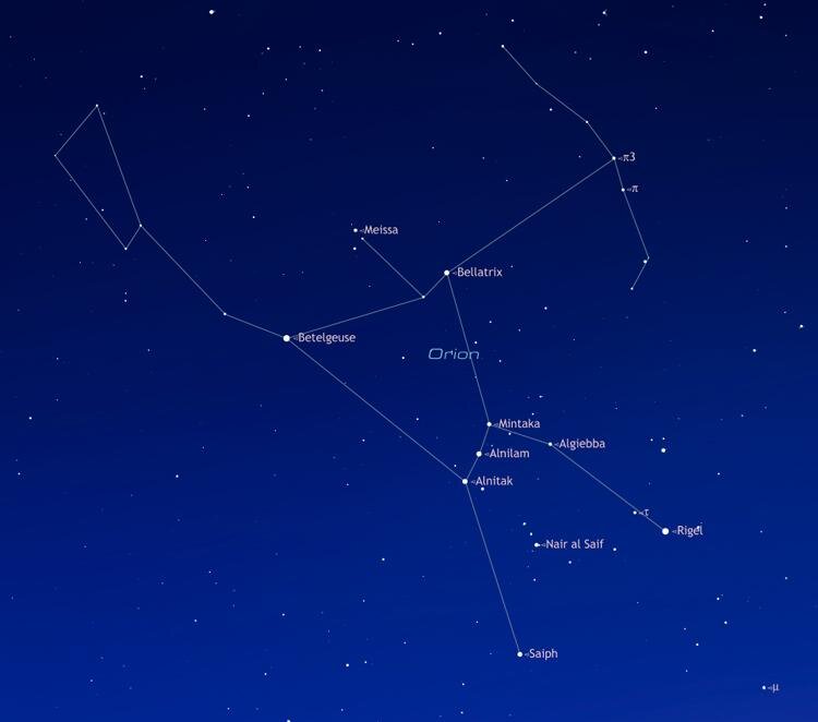 Минтака. Звезда Беллатрикс Ориона. Беллатрикс в созвездии Ориона. Минтака Созвездие Орион. Минтака звезда в созвездии.