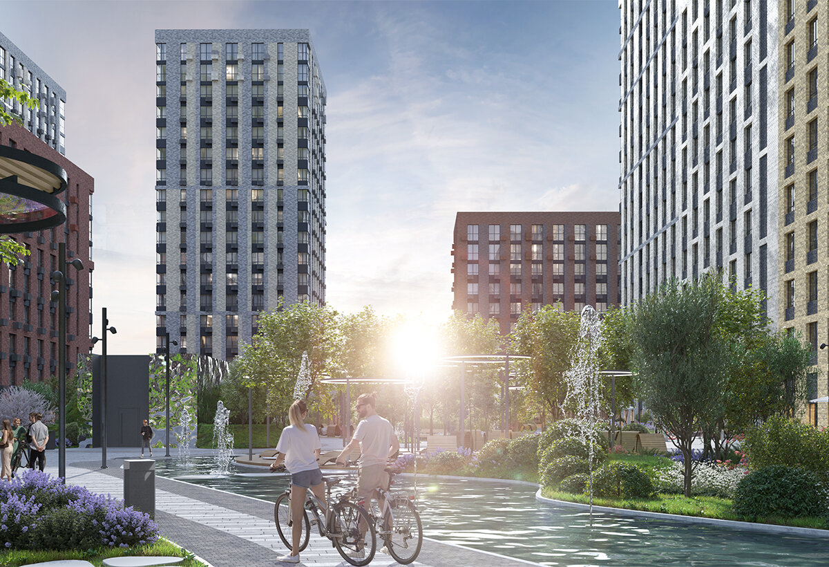 Живописные благоустроенные пруды создадут атмосферу спокойствия и безмятежности