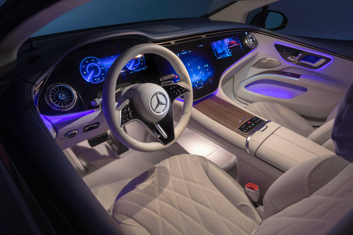 Крутые новинки в машину 2022. Мерседес EQS 2022. Мерседес Бенц EQS. Mercedes Benz EQS 2021. Mercedes-Benz EQS 2021 салон.