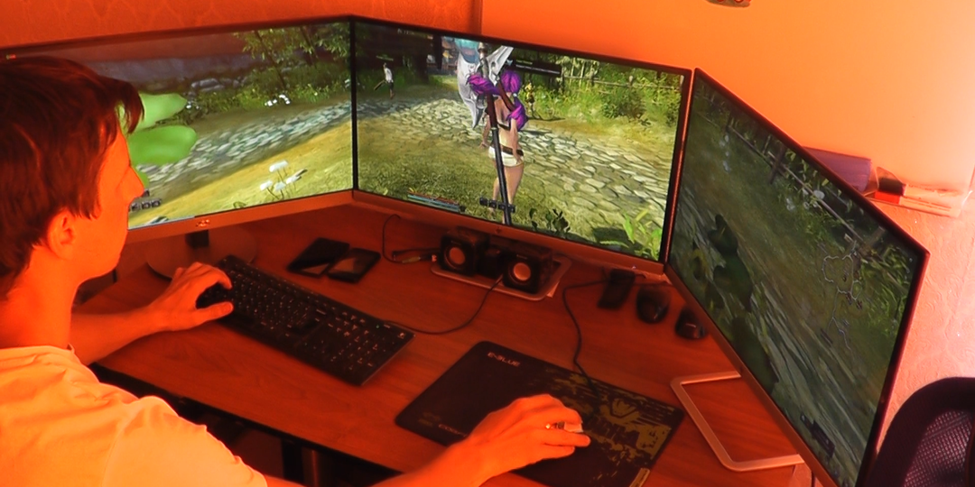 Подключение трех мониторов к видеокартам Nvidia. (Surround)