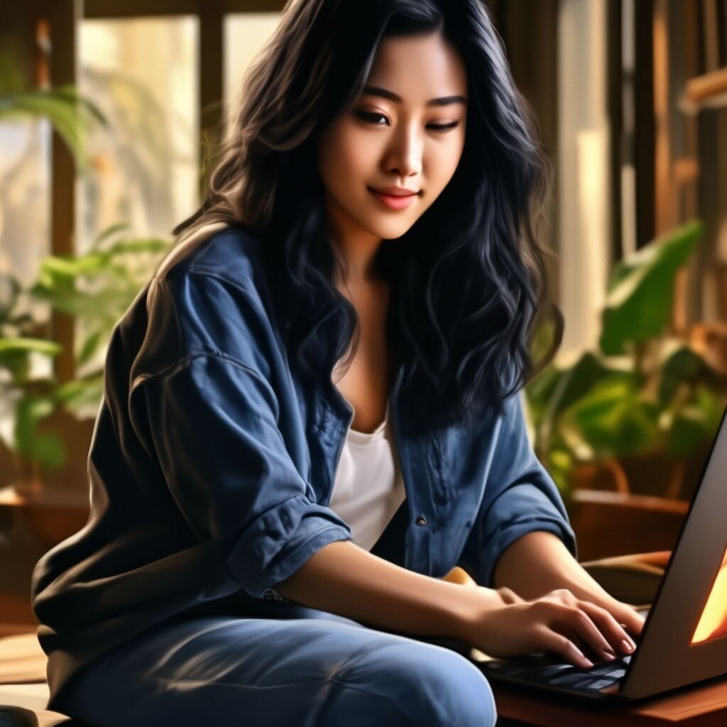 "Но вот я сижу перед монитором, точно такая же, какой была в юности, только брюки у меня подороже."