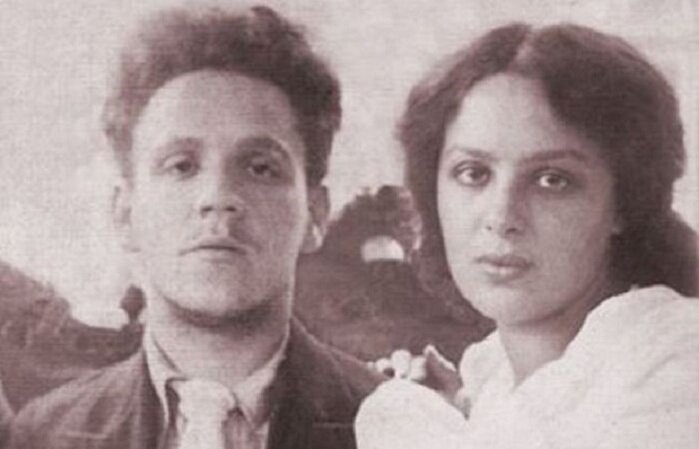 С. Маршак с супругой С. Мильдивской. Фотография 1910-х гг.