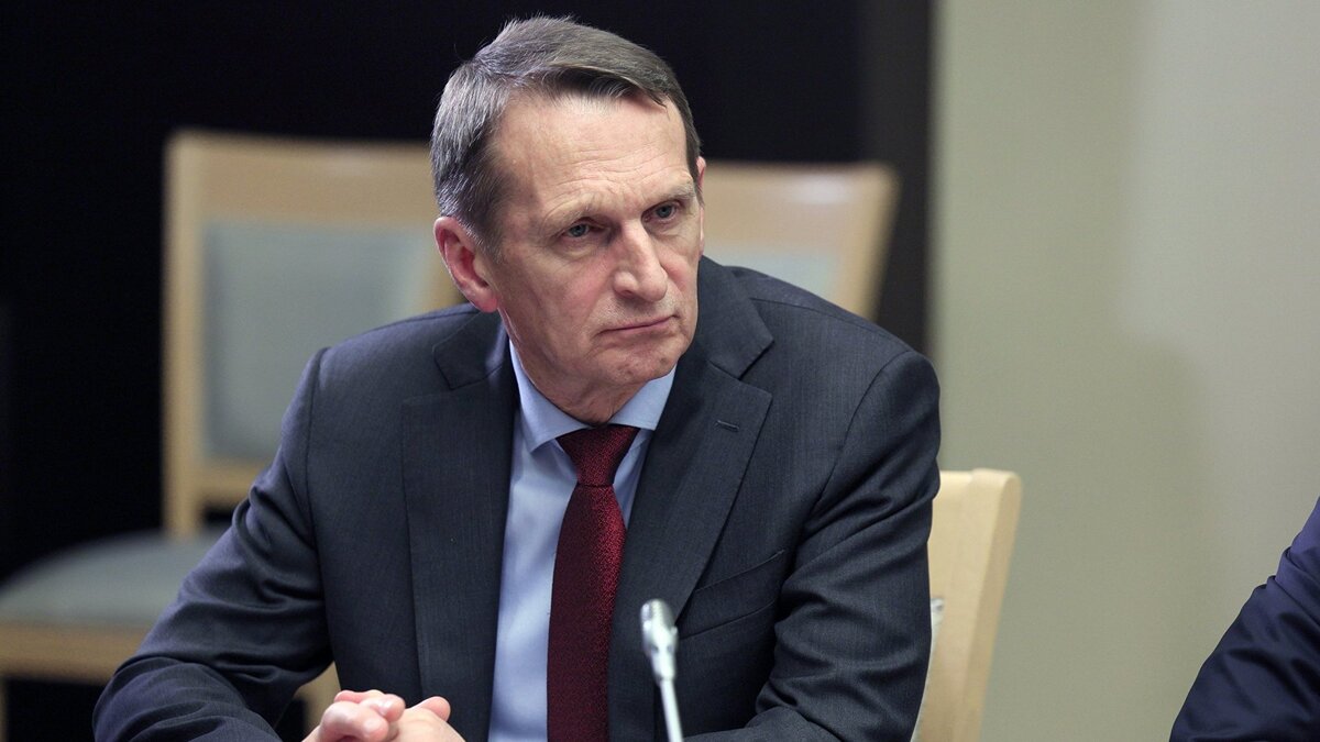    Директор Службы внешней разведки (СВР) РФ Сергей Нарышкин© РИА Новости . POOL/Гавриил Григоров
