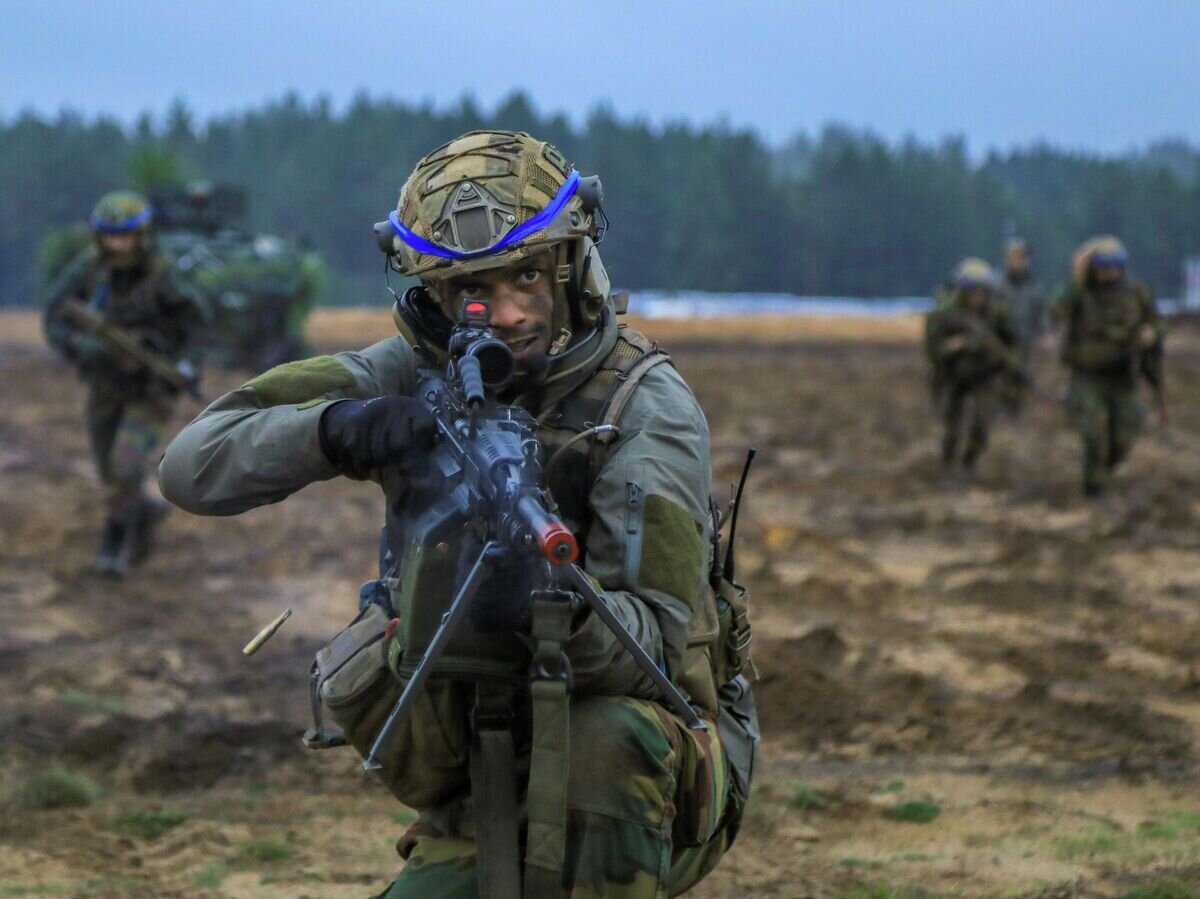    Совместные учения войск НАТО "Iron Wolf - 22" в Латвии. 25 октября 2022© Фото : U.S. Army National Guard / Sgt. Lianne Hirano