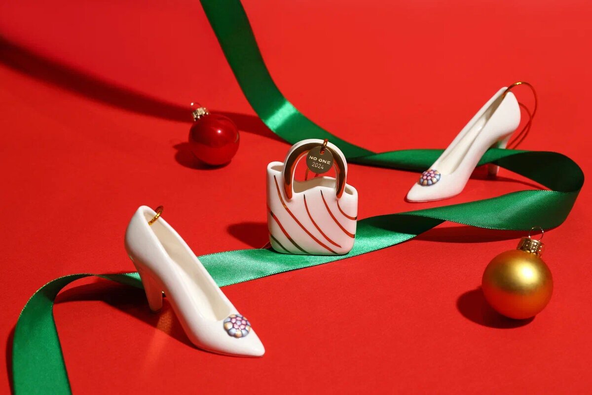    Мультибренд NO ONE выпустил набор фарфоровых елочных игрушек (фото 3)