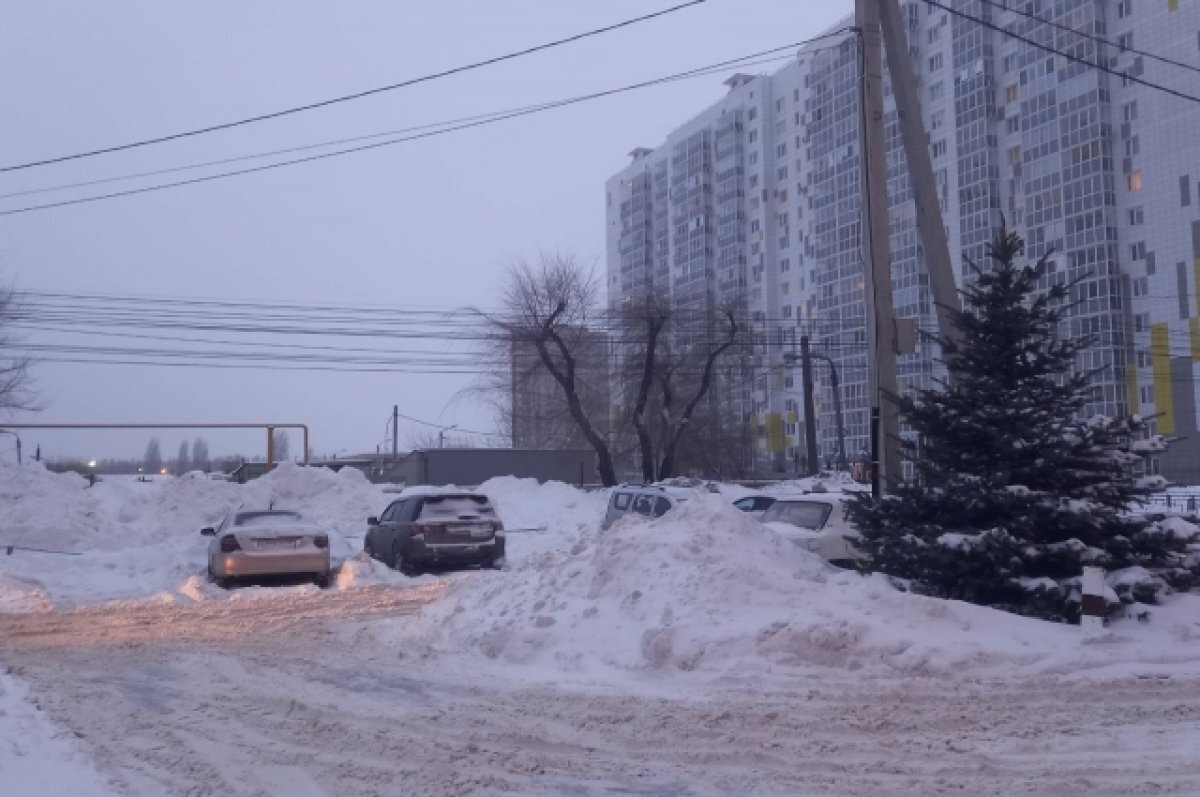    Снегопад мешает очищать выгребные ямы в Липецке