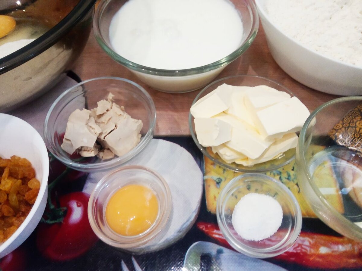 Ингредиенты для приготовления батонов