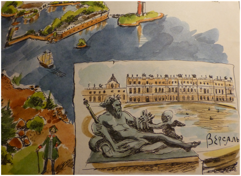 Кронштадт и Петергоф.