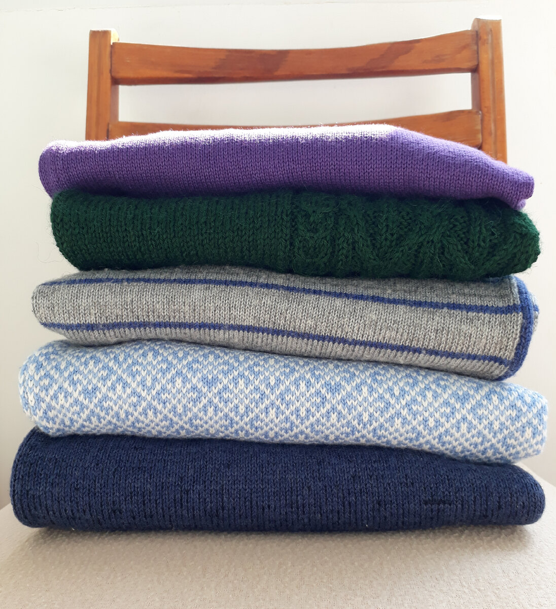 Мужские вещи, связанные мной. Фото автора.