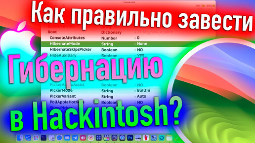 КАК ПРАВИЛЬНО ЗАВЕСТИ ГИБЕРНАЦИЮ В HACKINTOSH? - ALEXEY BORONENKOV | 4K