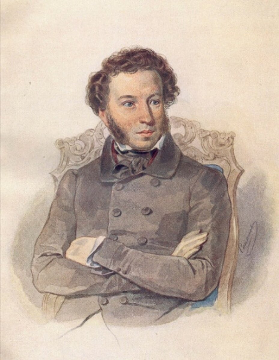 А. С. Пушкин. Акварель П. Ф. Соколова. 1836. Источник: commons.wikimedia.org