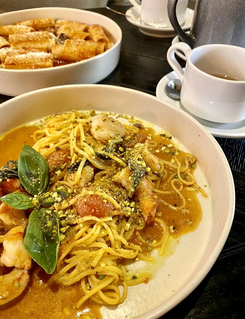 *паста с фисташками