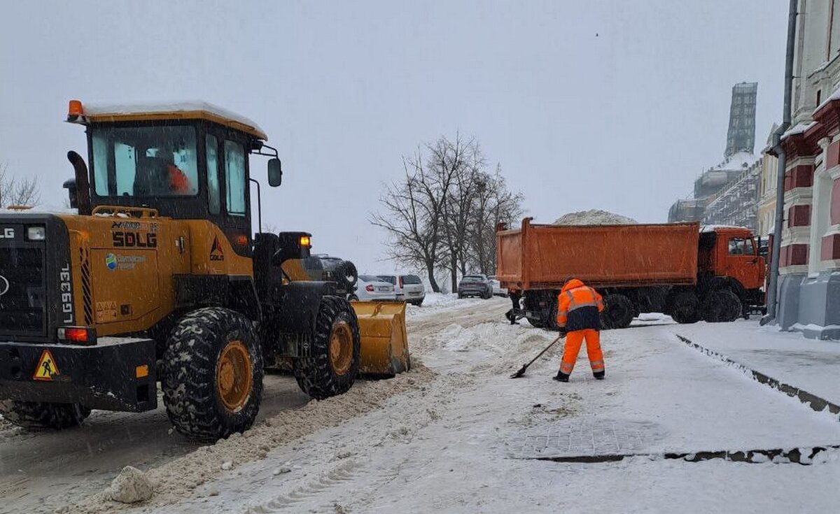    В Курской области из-за снегопада объявлен жёлтый уровень опасности