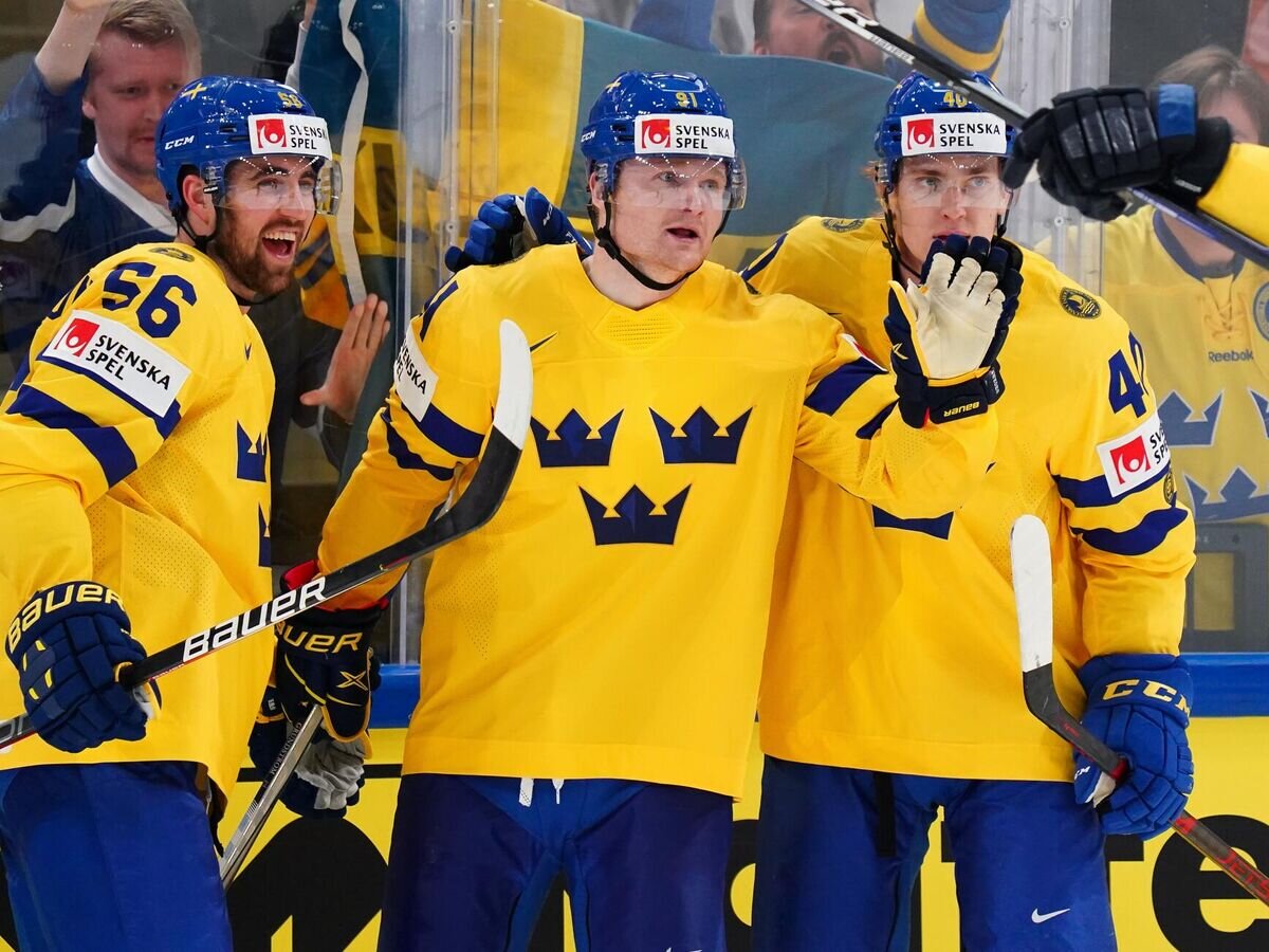    Сборная Швеции по хоккею на чемпионате мира 2022 года в Финляндии© пресс-служба IIHF