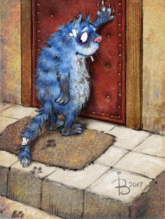 очаровательные коты Рины Зенюк