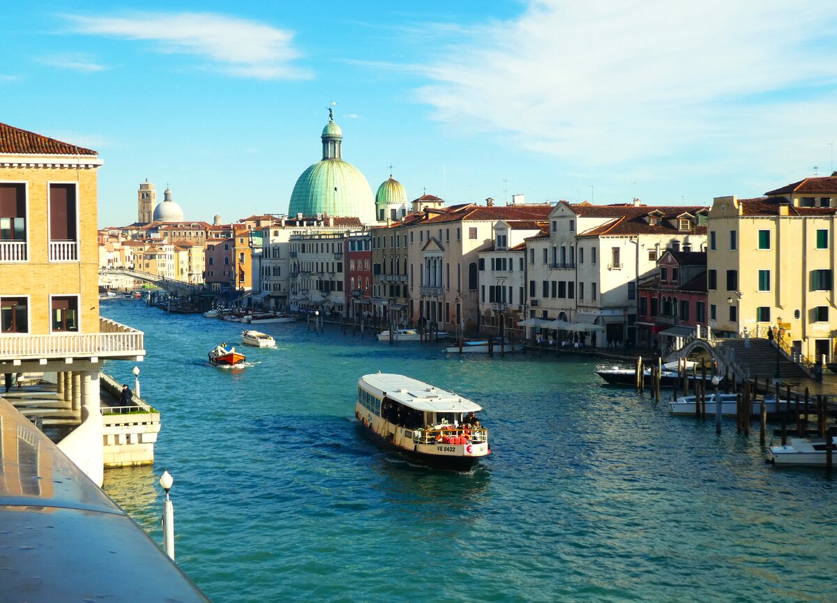 Кадры первых минут в Венеции.:) 