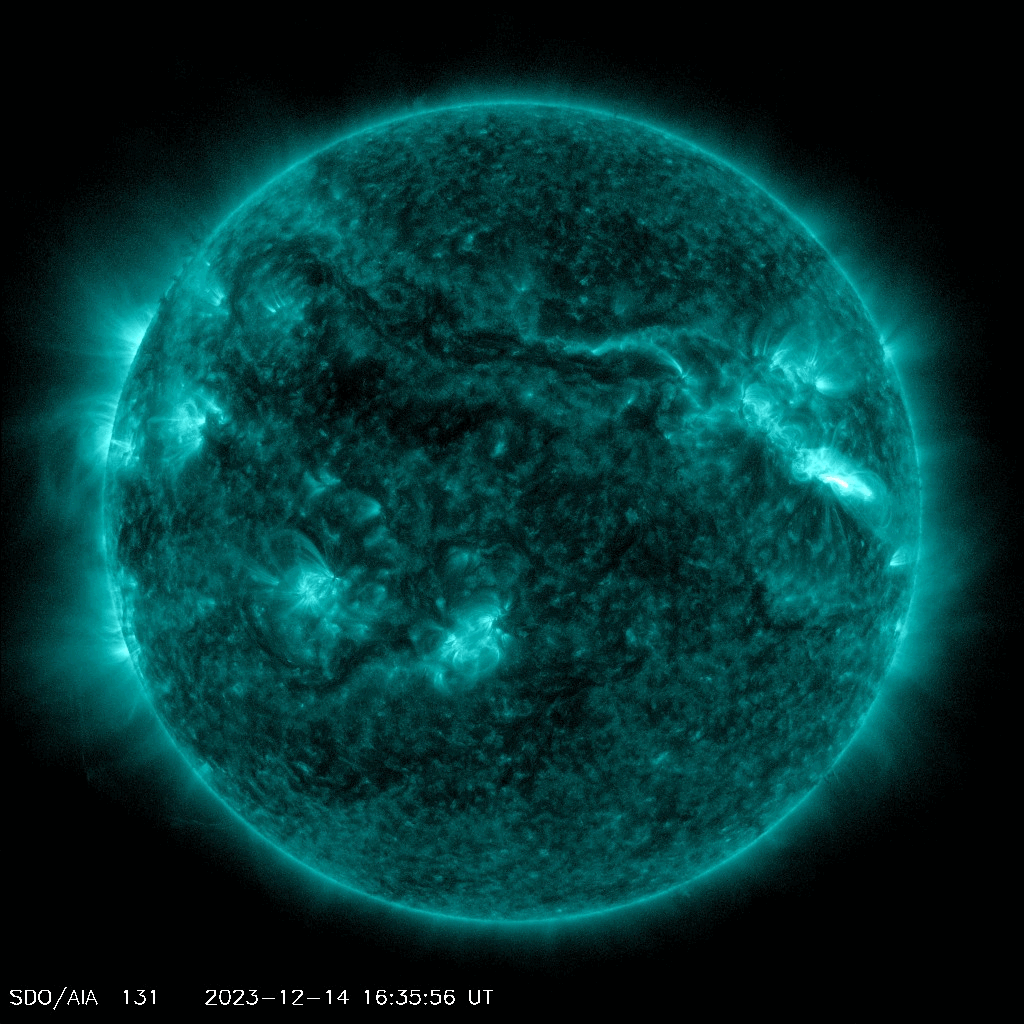 Солнечная вспышка класса Х2.8 14 .12.2023 