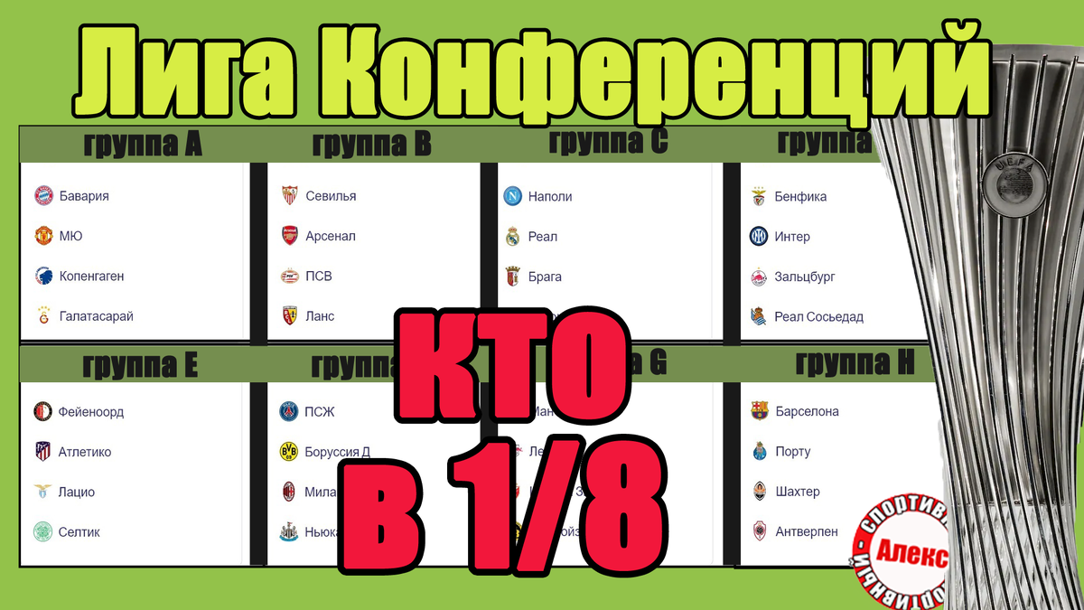 Итоги Лиги Конференций. Кто в 1/8? Таблицы. Результаты. Заря – Брейдаблик,  Виктория – Астана. | Алекс Спортивный * Футбол | Дзен