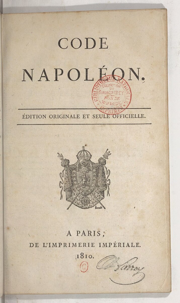 Кодексы наполеона бонапарта во франции. Уголовный кодекс Франции 1810 г. Уголовный кодекс Наполеона 1810. Французский Уголовный кодекс 1810 года. Кодекс Наполеона 1804.