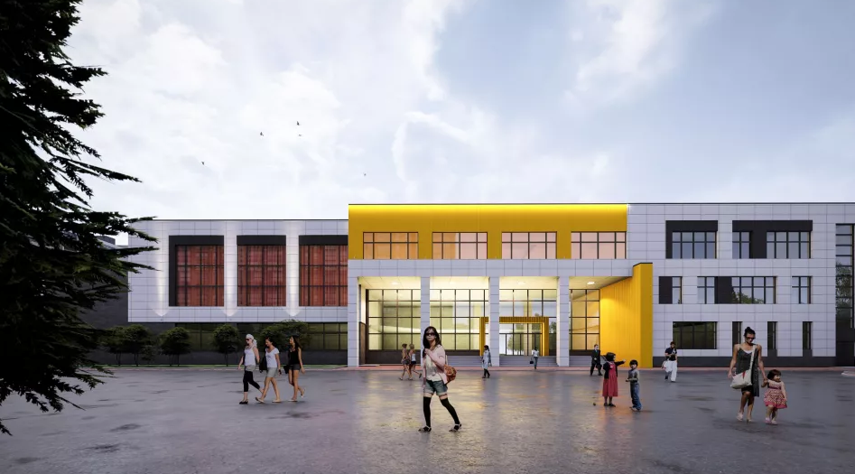 Проект новой школы в Алтайском крае. Источник: "Алтайгражданпроект"