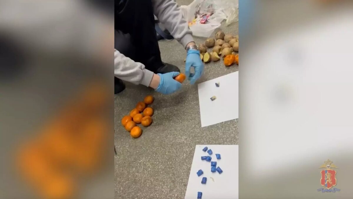     Красноярца, спрятавшего наркотики в мандарины, задержали у дома на Ключевской.