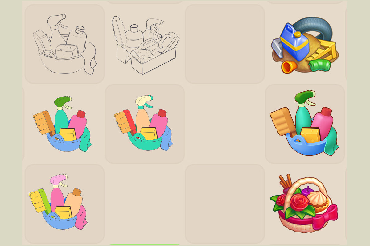 Первое задание из тестового на позицию 2D Artist