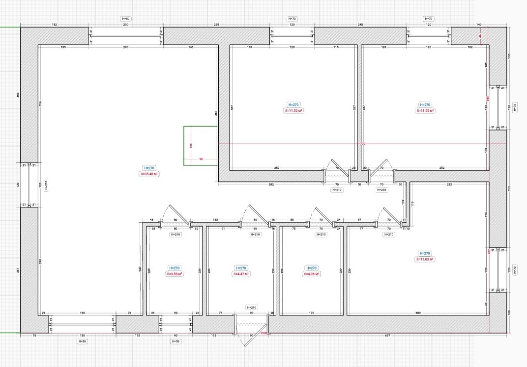 Проект, план дома.