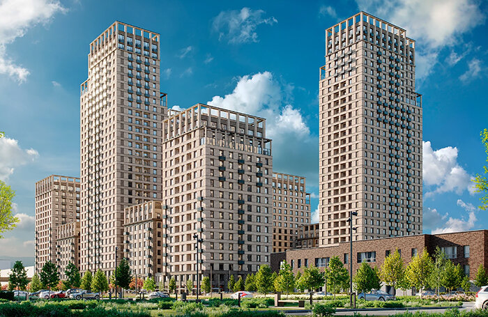    Квартал «Метроном» — жилой комплекс компании «Брусника» в Москве.moskva.brusnika.ru