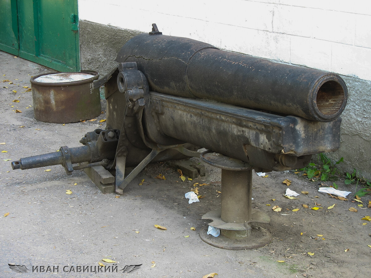 Пушка-гаубица МЛ-20 с оторванным дульным тормозом