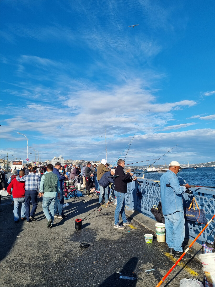 Галатский мост в рыбаках