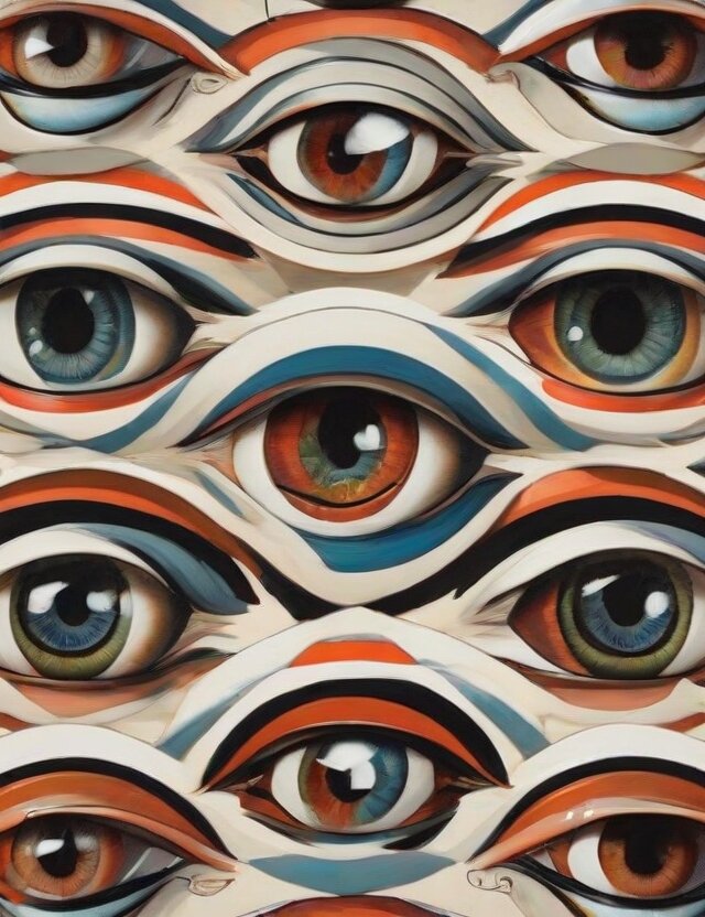 Паттерны Тьюринга - глаза