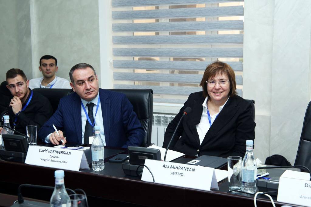 Международная научно-практическая конференция «ПОВЕСТКА ESG В КОНТЕКСТЕ ГЕОПОЛИТИЧЕСКИХ И ЭКОНОМИЧЕСКИХ ПЕРЕМЕН» прошла в АРМЯНСКОМ ГОСУДАРСТВЕННОМ ЭКОНОМИЧЕСКОМ УНИВЕРСИТЕТЕ (АГЭУ, г. Ереван, Республика Армения) 12-13 декабря 2023 года. ИНК представил на конференции свой доклад на тему «ESG КАК ПУТЬ УСТОЙЧИВОГО РАЗВИТИЯ В КОНТЕКСТЕ ГЕОПОЛИТИЧЕСКИХ ПЕРЕМЕН».