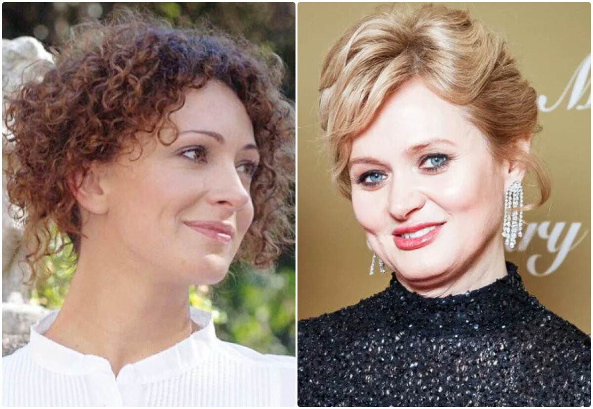 на фото слева - Ксения Раппопорт, справа - Анна Михалкова
