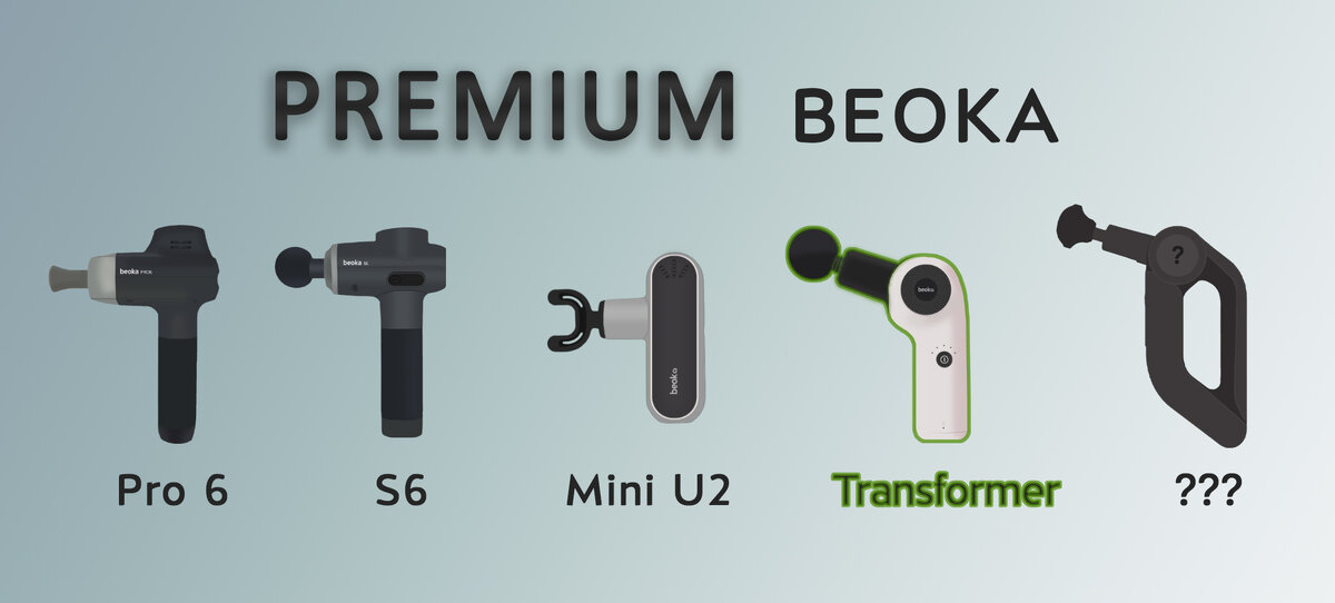 Линейка Premium массажёров Beoka