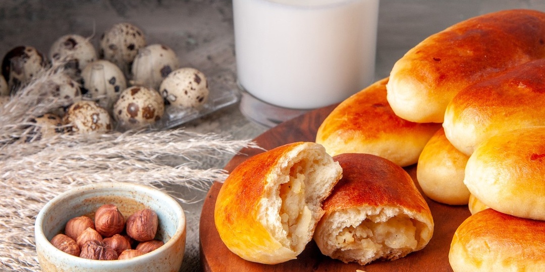 Пирожки с картошкой в духовке: это тесто как пух