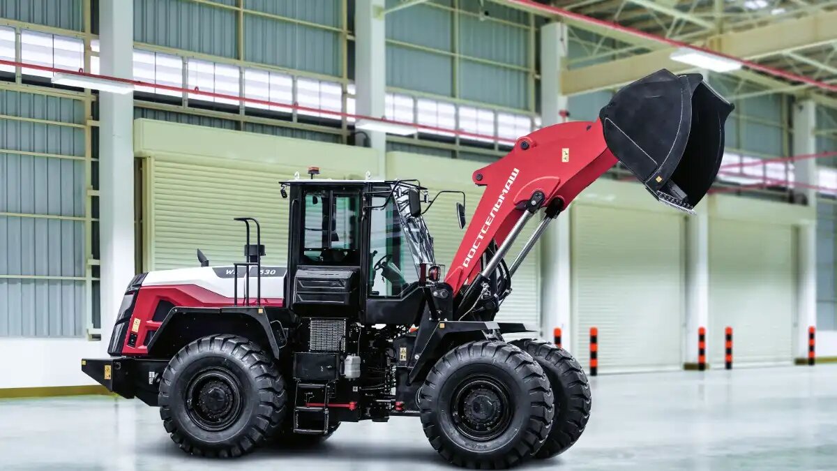 Фото: rostselmash.com Новый фронтальный погрузчик Ростсельмаш