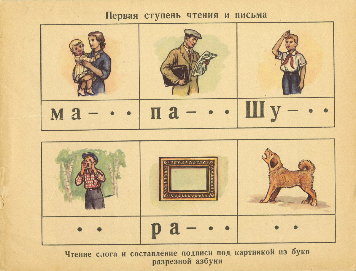 Советские буквари. «Азбука для обучения детей в семье» Авт. А. В.  Янковская-Байдина, А.И. Воскресенская, С.П. Редозубов, 1969 | Максим  Антошин | Дзен