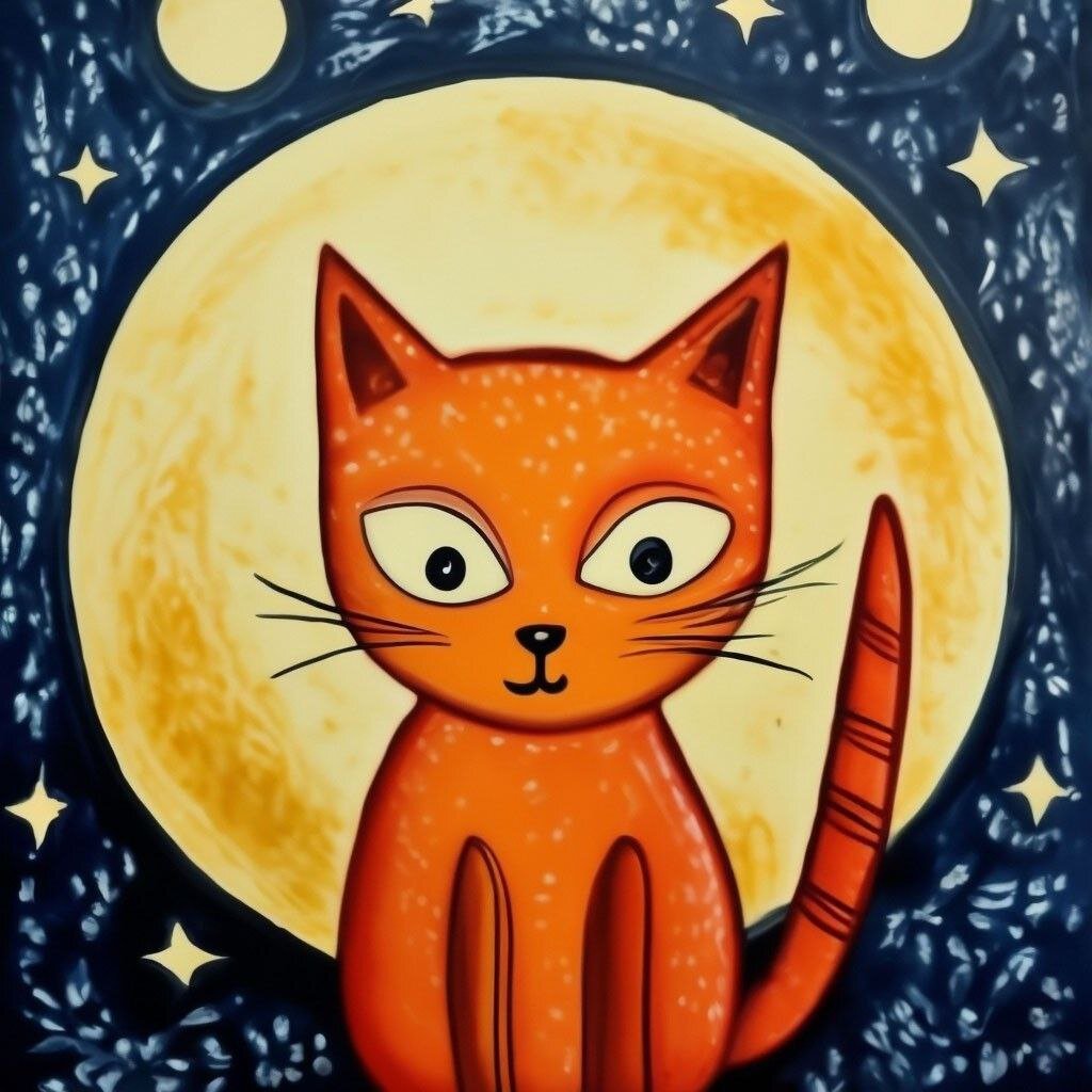 Создано с помощью Шедеврум. В стиле детского рисунка