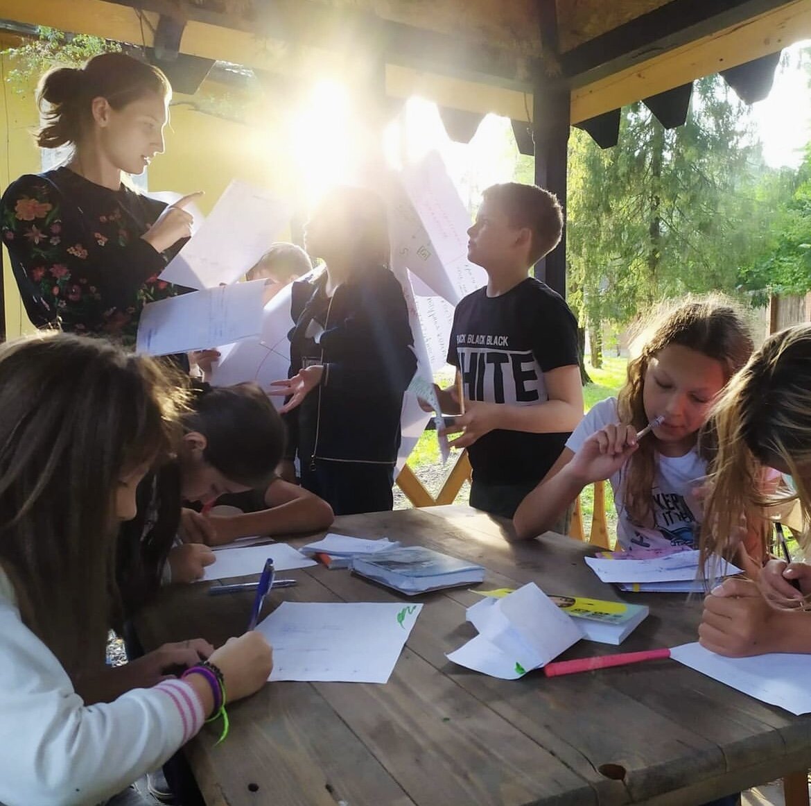 Выезд ребят из II (9-12 лет) и III (12-15) ступеней в Солнечную Поляну, 2020