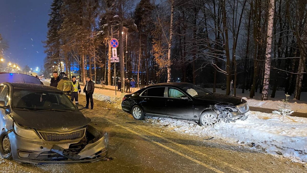 Фото с места ДТП.